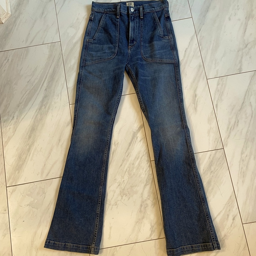 Citizens of Humanity high-waist wide-leg denim jeans - never been worn